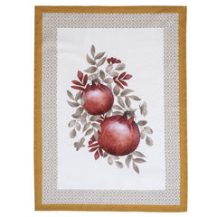Set di strofinacci da cucina con stampe digitali di Kamila e melograno