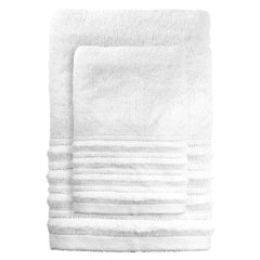 Set di due asciugamani da bagno super morbidi, articoli essenziali per il bagno.