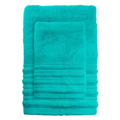 Set di due asciugamani da bagno super morbidi, articoli essenziali per il bagno.