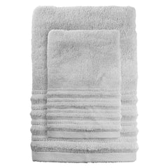 Set di due asciugamani da bagno super morbidi, articoli essenziali per il bagno.