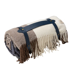 Coperta in cotone italiano Super Soft Maremma con passanti vegani (taglia Twin)