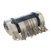 Volterra Super Soft Italian Cotton Throw with Vegan Bridle (Twin Size)