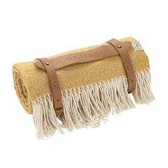 Coperta Ginepro in stile Cottage toscano con passamaneria (130x180 cm)
