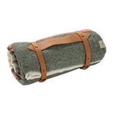 Viareggio Super Soft Italian Cotton Bandeau Throw with Vegan Bridle (Twin Size)