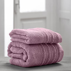 Set di due asciugamani da bagno super morbidi, articoli essenziali per il bagno.