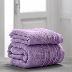 Set di due asciugamani da bagno super morbidi, articoli essenziali per il bagno.