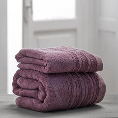Set di due asciugamani da bagno super morbidi, articoli essenziali per il bagno.