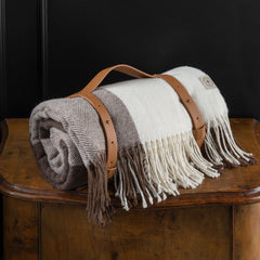 Coperta in cotone italiano Super Soft Maremma con passanti vegani (taglia Twin)