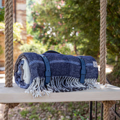 Coperta in cotone italiano Super Soft di Camaiore con passanti vegani (taglia Twin)